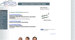 Desktop Screenshot of praxis-oberdorf.de